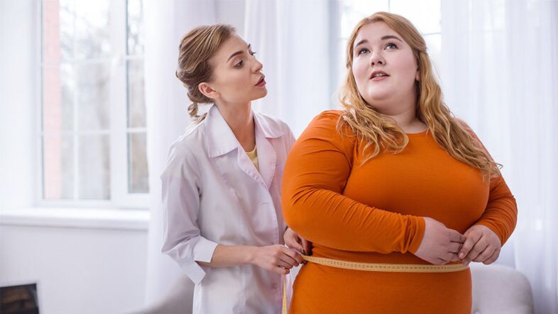 Das Problem des Übergewichts bei Frauen vor der Einnahme von Tee Matcha Slim