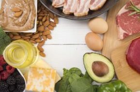 Produkte für die Keto-Diät